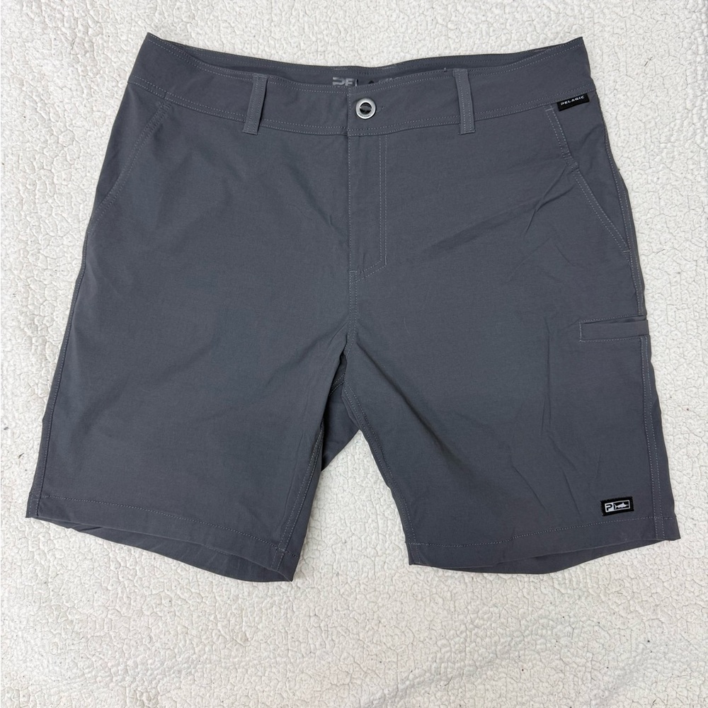 Pelagic Charcoal Mako Performance Shorts